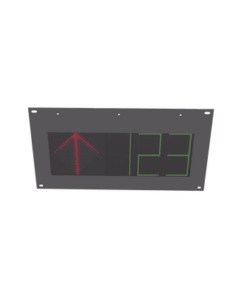 DS-TVL121-3-5D-HIKVISION-Panel LED Indicador de Estacionamiento Hikvision / 3 Dígitos con Flecha Direccional / Pantalla 7 Colores / Comunicación RS485-RJ45 / Montaje Colgante / Visualización Tiempo Real / Iconos Especiales