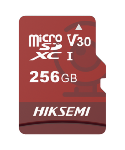 HS-TF-E1/256G-HIKSEMI by HIKVISION-Memoria microSD / Clase 10 de 256 GB / Especializada Para Videovigilancia (Uso 24/7) / Compatibles con cámaras HIKVISION y Otras Marcas / 95 MB/s Lectura / 55 MB/s Escritura