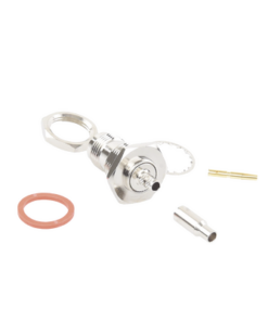 RFT-1212-B-RF INDUSTRIES,LTD-Conector TNC Hembra de montaje en Chasis tipo D Plano y anillo plegable para RG-174/U, 8216.