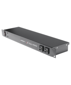 SUP-RACK-220-TOTAL GROUND-Tomacorriente de 10 contactos para 220 Vca con Supresor de picos tipo "A" de 40 kA, Diseñado para Montaje en Rack de 19".