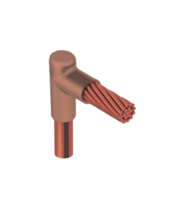 TGM-CTV-1/2-1/0-TOTAL GROUND-Molde para Soldadura Exotermica Tipo L, tope varilla 1/2 In a Cable 1/0 Awg