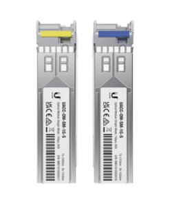 UACC-OM-SM-1G-S-2-UBIQUITI-UFiber Módulo SFP, transceptor MiniGibic MonoModo 1.25 Gbps, distancia 3km, Simplex, un conector LC, incluye 2 tranceptores