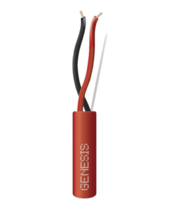 4311-1104/1000-GENESIS-Bobina de 305 Metros (1000 Pies) / Alambre de Cobre / 2 x 16 AWG / Riser / Tipo FPLR, CL3R, C (UL) FT4 / Color Rojo / Para Aplicaciones en Sistemas de Detección de Incendio y Sistemas de Evacuación