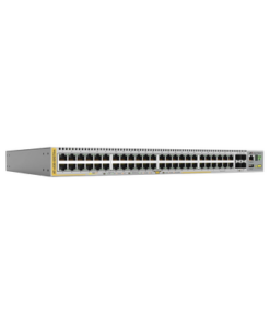 AT-X530-52GTXM-10-ALLIED TELESIS-Switch Stackeable Capa 3, 20 puertos 10/100/1000 Mbps + 4 x 100M/1G/2.5/5G-T + 4 puertos SFP+ 10 G, fuente redundante
