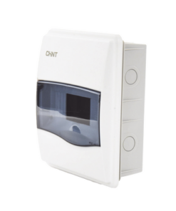 CD40E08-CHINT-Caja de distribución para empotrar, IP40, 08 módulos (SKU: 8101006)