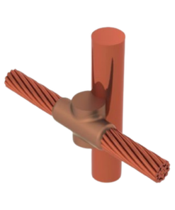 TGM-CPVP5-5/8R-4/0-TOTAL GROUND-Molde para soldadura exotermica, costado de de varilla 5/8 in. a Cable de Paso 4/0 AWG