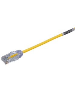 UTP28SP8INYL-PANDUIT-Cable de Parcheo TX6, UTP Cat6, Diámetro Reducido (28AWG), Color Amarillo, 20.2 cm (8 Pulgadas)