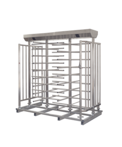 XT-200-L-ACCESSPRO-Torniquete Doble de Cuerpo Completo / 100% Acero Inoxidable / Diseño Elegante 