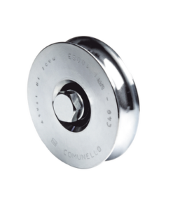 1150-4525-001-COMUNELLO-310 - Rueda de 8 cm SIN Soporte / Soporta hasta 200 kg / Canal Tipo "U"