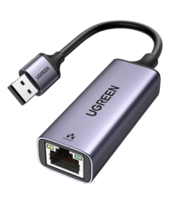 50922-UGREEN-Adaptador de Red USB-A 3.0 a RJ45 /Admite 10/100/1000 Mbps / Caja de Aluminio / Longitud del cable 10 cm