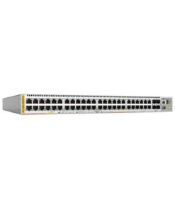 AT-X530-52GPXM-10-ALLIED TELESIS-Switch PoE+ Stackeable Capa 3, 40 x 10/100/1000 Mbps + 8 x 100M/1/2.5/5G Multigigabit, 4 x SFP+ 10 G, hasta 720 W, fuente redundante