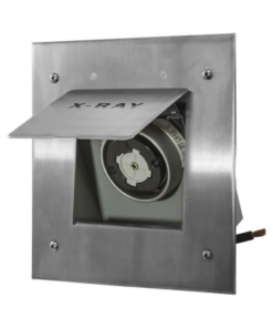HUB-HBL25505-HUBBELL-Receptáculo Móvil de Rayos X / 50 A 250 V CA/ 2 Polos 3 Hilos / Placa de Acero Inoxidable.