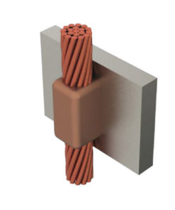 TGM-CPVPV3-2/0-TOTAL GROUND-Molde para soldadura exotermica cable de paso vertical cal.2/0 a Placa Vertical.