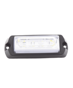 X13AW-EPCOM INDUSTRIAL SIGNALING-Luz Auxiliar Ultra Brillante de 8 LED, color Ámbar / Claro , con mica transparente.