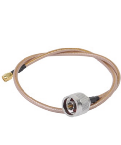 SN142KSMAI60-EPCOM INDUSTRIAL-Jumper con Cable LP142 de 60 cm, con Conectores N Macho a SMA Inverso Macho (Hasta 8GHz)