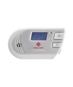 1039760-FIRST ALERT-Detector Combo de Combinación de Gases Explosivos: Metano (GN), Propano (LP) y Monóxido de Carbono (CO), Con Pantalla Digital Retroiluminada, 120 Vca y Batería de Respaldo