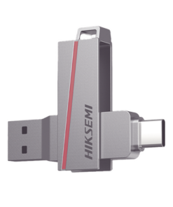 HS-USB-E307C/128G-HIKSEMI by HIKVISION-Memoria USB Dual de 128 GB / USB-C y USB-A / Transferencia de Alta Velocidad / Metálica / Compatible con Dispositivos Móviles, Windows, Mac y Linux
