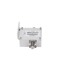 MDS24FF-POLYPHASER-Protector RF Coaxial A 75 Ohms +24VDC Con Conector F Hembra De 300 MHz - 2.5 GHz