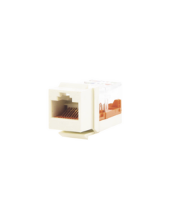 NK5E88MIWY-PANDUIT-Conector Jack Estilo Leadframe, Tipo Keystone, Categoría 5e, de 8 Posiciones y 8 Cables, Color Blanco Mate