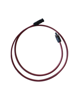 CBLMC41MRED1-EPCOM POWERLINE-Cable Fotovoltaico, 1 m, Rojo, Calibre 10 AWG con Terminal MC4-M en ambos extremos