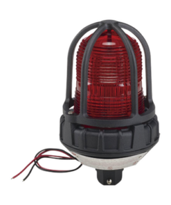 151XST-120-R-FEDERAL SIGNAL INDUSTRIAL-Luz estroboscópica para ubicaciónes peligrosas,  montaje tipo tubo, 120 VCA, color Rojo