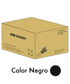 DS-1LN6OPSPE-HIKVISION-Bobina de Cable UTP 305 Mts / Cat 6 (23 AWG) / Color Negro / FTP / PE (Polietileno) / Uso en Exterior / 100% Cobre / Aplicaciones de CCTV y Redes de Datos /  RoHS 2.0