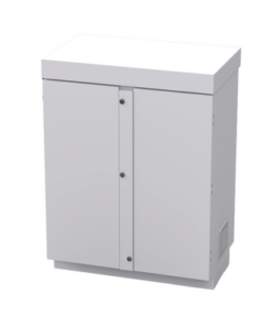 EFCB091206W-EPCOM INDUSTRIAL-Gabinete de Lámina Galvanizada para  Baterías (Hasta 12 Baterías PL110D12) y Equipo de Comunicación.