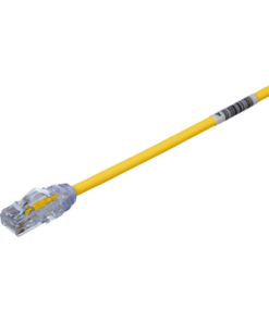 UTP28X1YL-PANDUIT-Cable de Parcheo UTP Cat6A, CM/LSZH, Diámetro Reducido (28AWG), Color Amarillo, 1ft