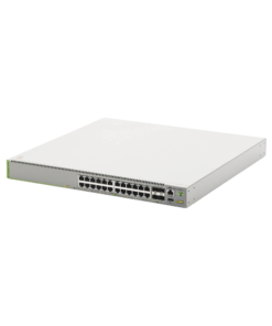 AT-GS980MX/28PSM-10-ALLIED TELESIS-Switch L3, Stack, 20 puertos 1G POE+, 4 MultiGigabit POE+, 4 puertos SFP+, PSU FIJA