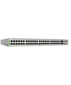 AT-GS980MX/52-10-ALLIED TELESIS-Switch Apilable L3 lite, 48 puertos 10/100/1000-T, 4 puertos SFP+ 10G