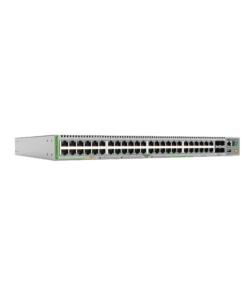 AT-GS980MX/52PSM-10-ALLIED TELESIS-Switch L3 Stackable, 40x 10/100/1000-T PoE+ , 8x 100M/1G/2.5G/5G-T PoE+, 4x SFP+ Ports, 370W