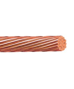 H-482/100-VIAKON-Cable Eléctrico de Cobre Desnudo Calibre 2/0 AWG 19 Hilos (100 metros).