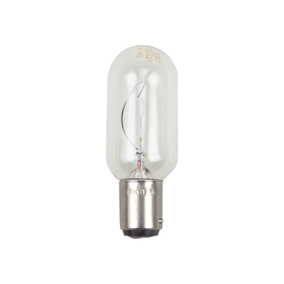 0374-004-CLR-PERKO-Bombilla transparente de 120 Vca / 30 W de doble contacto