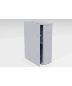 GBP02-EPCOM INDUSTRIAL-Gabinete para instalación de 2 Baterías , Fabricado en Lámina Galvanizada, Accesorios para poste (No incluidos) - Relematic.mx - portada_0S1000